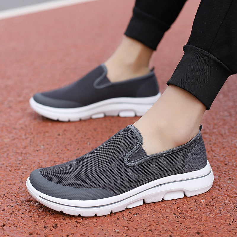 Casual shoes men's and women's cloth shoes breathable and non slip flying woven shoes outdoor casual shoes